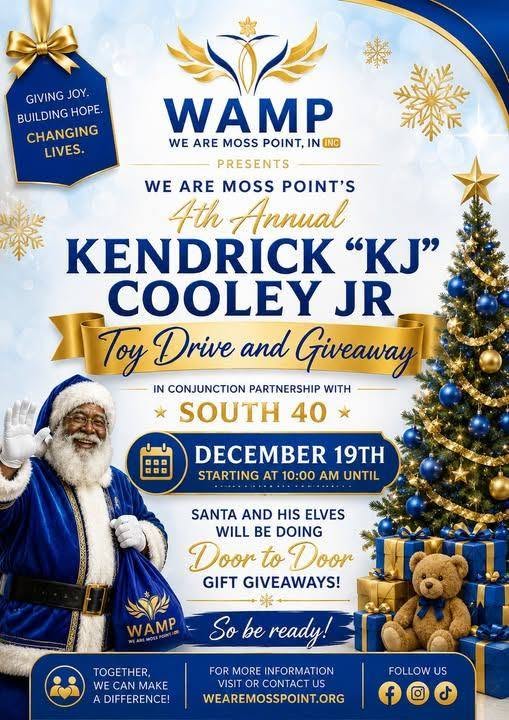 Flyer for Kendrick "KJ" Cooley, Jr Toy Drive and Giveaway