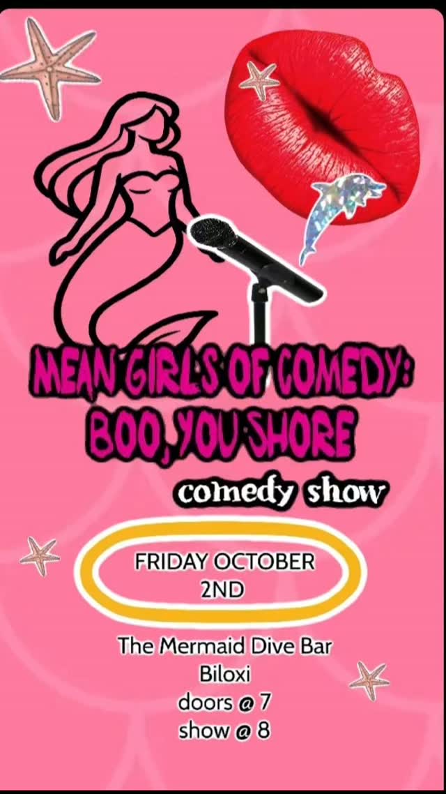 Flyer for Mean Girls of Comedy: Boo, You Shore