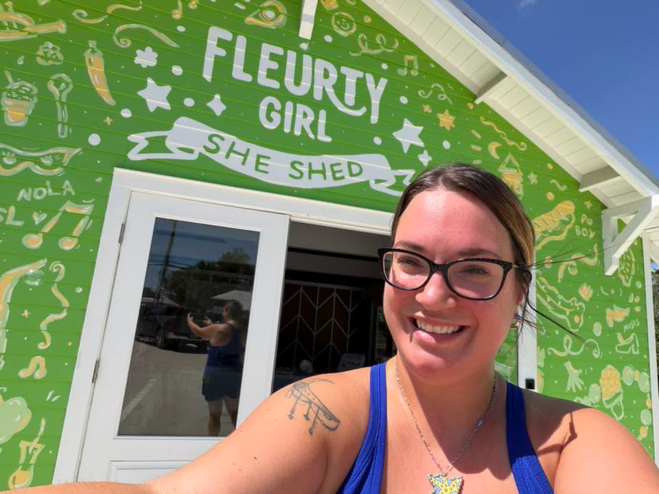 Flyer for Pop UP at Fleurty Girl BSL