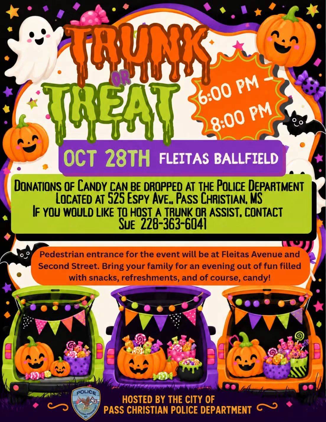 Flyer for Trunk or Treat